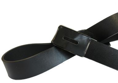 Ремень Leabelt, 35 мм, черный, пряжка автомат купить за 1000 ₽ в магазине «Аматис»