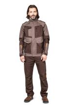 Куртка рабочая мужская летняя Мист, коричневый/бежевый