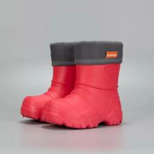 Сапоги Nordman Kids из ЭВА c манжетой из вельвета красный