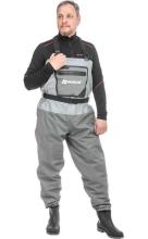 Вейдерсы мембранные с сапогами NISUS River Guide N-WB, серый