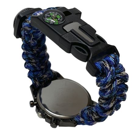Часы с браслетом из паракорда №9 купить за 860 ₽ в магазине «Аматис»