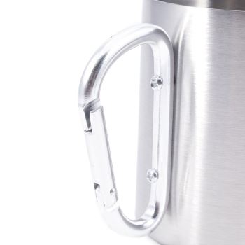 Кружка изотермическая с ручкой-карабином "СЛЕДОПЫТ" купить за 480 ₽ в магазине «Аматис»