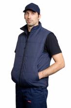 Жилет мужской утепленный ТУРИСТ т.синий на флисе