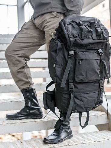 Рюкзак тактический rep-066black 70л, металлический каркас купить за 5500 ₽ в магазине «Аматис»