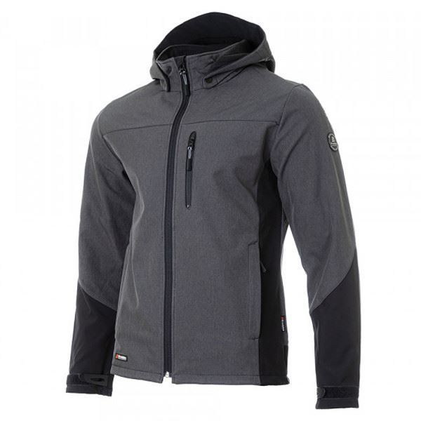 Куртка мужская демисезонная БРОДЕКС KS 237 софтшел, серый меланж купить за 7500 ₽ в магазине «Аматис»