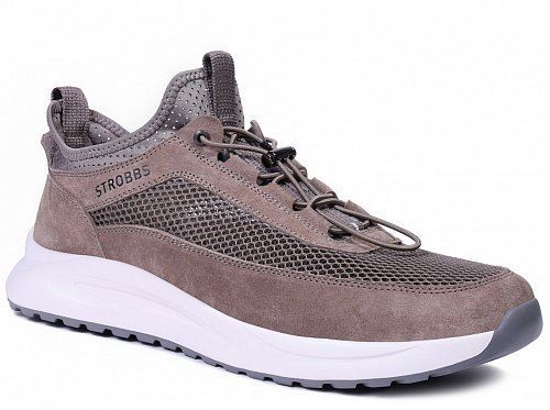 Кроссовки мужские STROBBS WINDERS G3917-1, коричневый купить за 5500 ₽ в магазине «Аматис»
