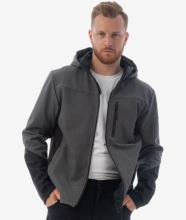 Куртка мужская демисезонная БРОДЕКС KS 237 софтшел, серый меланж