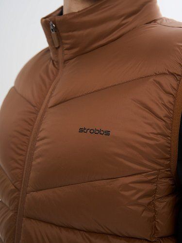 Жилет мужской STROBBS E2419-7, коричневый купить за 3950 ₽ в магазине «Аматис»
