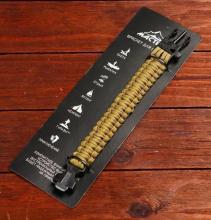 Браслет для выживания 3в1