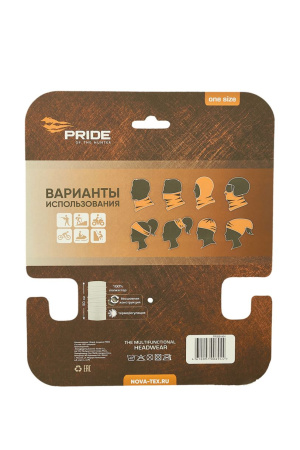 Шарф-бандана "Wild" PRIDE PRSB-KH хаки купить за 400 ₽ в магазине «Аматис»