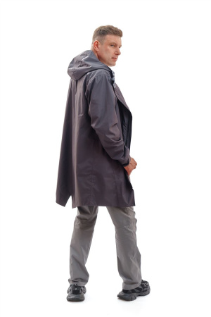 Плащ-дождевик мужской "Темно серый", графит купить за 4880 ₽ в магазине «Аматис»