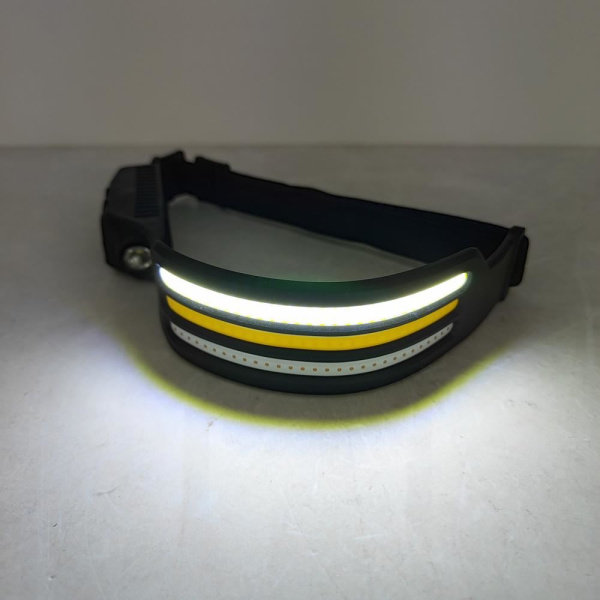 Фонарь налобный 33 см Baizheng арт. 242870, 3 LED аккумулятор 4 режима usb купить за 550 ₽ в магазине «Аматис»