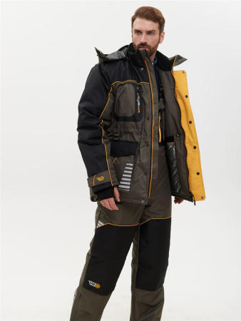 Костюм мужской зимний Полюс LUX V-2 тк. Cell, хаки купить за 20200 ₽ в магазине «Аматис»