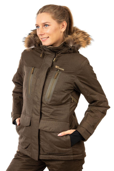 Костюм женский АРТЕМИДА для охоты PRIDE -15, св.коричневый купить за 23090 ₽ в магазине «Аматис»