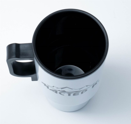 Термокружка "Мастер К" 450 мл 12 х 17 см, автомобильная от прикуривателя, белый купить за 850 ₽ в магазине «Аматис»