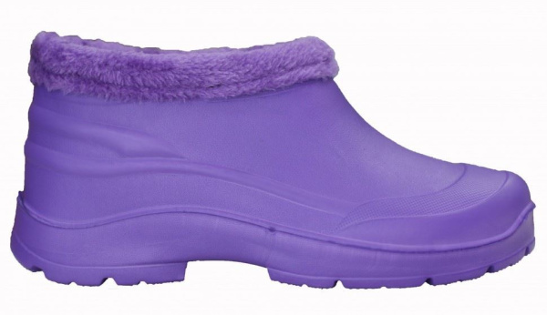 Галоши женские из ЭВА  мех купить за 470 ₽ в магазине «Аматис»