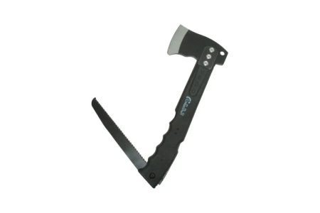 Топор туристический СЛЕДОПЫТ 340x120x70мм с пилой, огнивом и свистком, в чехле PF-AT-13 купить за 2490 ₽ в магазине «Аматис»