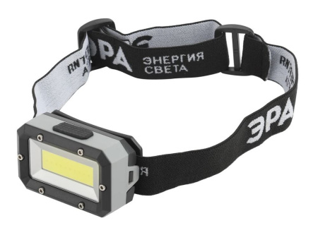 Фонарь налобный батар. ЭРА GB-708 Шторм, на батарейках, 3 режима, 5 Вт, СОВ, 3хААА 