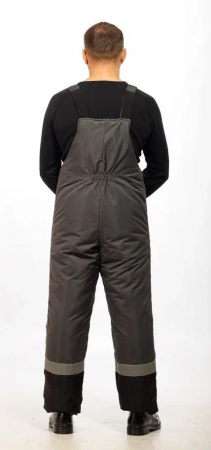 Костюм мужской зимний САЯН серый/черный (куртка+полукомбинезон) купить за 7310 ₽ в магазине «Аматис»