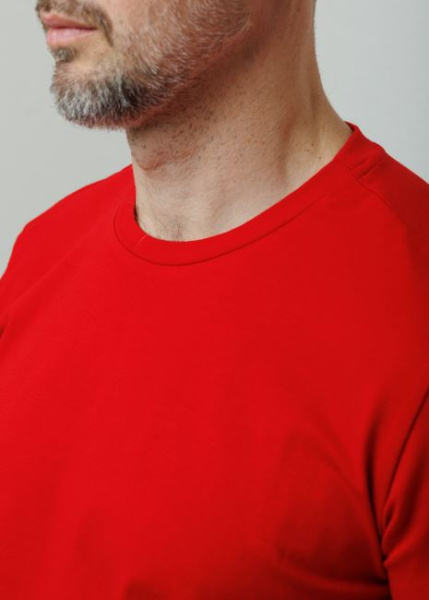 Футболка мужская М-0402, черный купить за 1300 ₽ в магазине «Аматис»