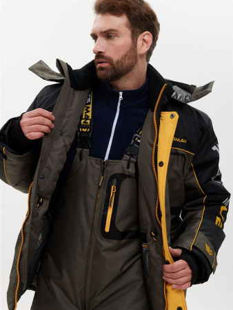 Костюм мужской зимний Полюс LUX V-2 тк. Cell, хаки купить за 20200 ₽ в магазине «Аматис»