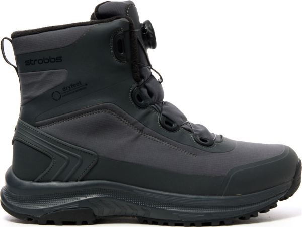 Ботинки мужские STROBBS C9407-1 зимние, серый купить за 4490 ₽ в магазине «Аматис»