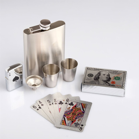 Подарочный набор 6 в1: фляжка 240 мл купить за 1690 ₽ в магазине «Аматис»