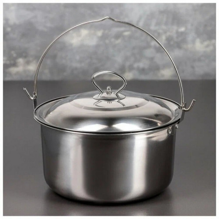 Котелок Походный Baizheng 2.5 л 20*10 см нерж сталь купить за 900 ₽ в магазине «Аматис»