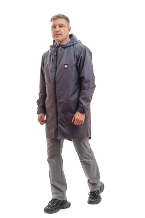 Плащ-дождевик мужской "Темно серый", графит купить за 4880 ₽ в магазине «Аматис»