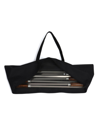 Чехол для шампуров 75×23 см, черный купить за 810 ₽ в магазине «Аматис»