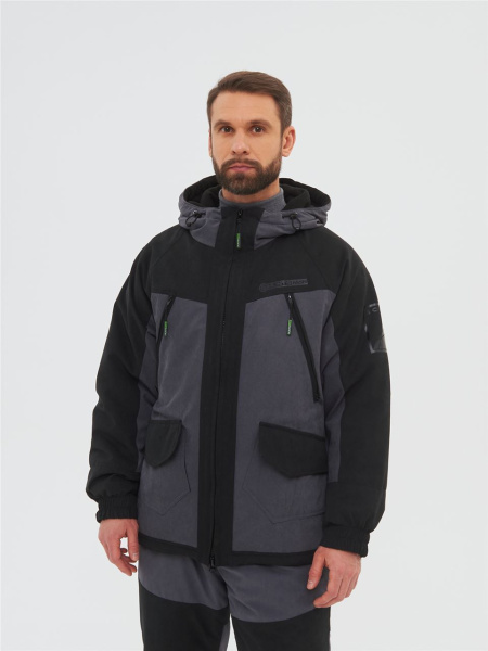 Костюм мужской демисезонный ГОРКА-ЛЮКС тк. Исландия -15*С, серый купить за 12100 ₽ в магазине «Аматис»