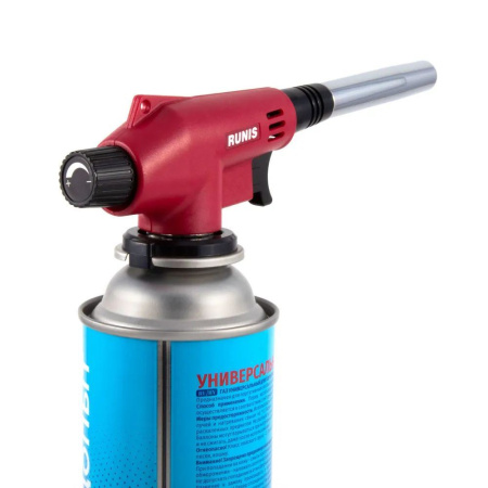 Газовая горелка RUNIS Premium P06, пьезо, цанг. купить за 640 ₽ в магазине «Аматис»