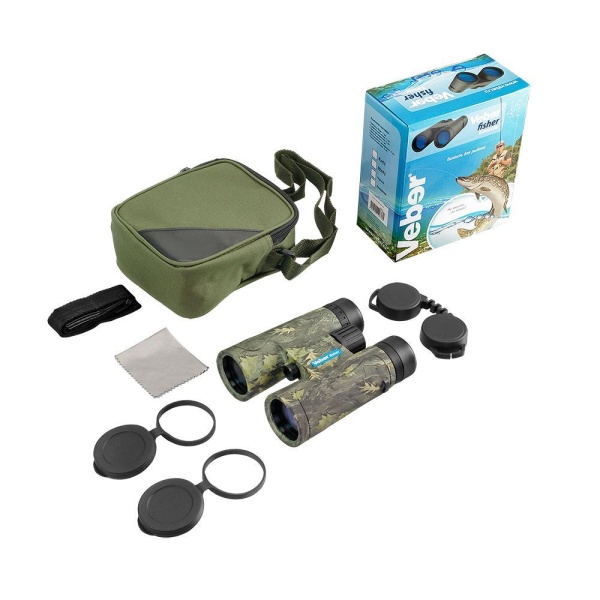 Бинокль Veber Fisher 10х42 Camo купить за 10410 ₽ в магазине «Аматис»