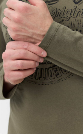 Лонгслив F021-1001-642, хаки купить за 1100 ₽ в магазине «Аматис»