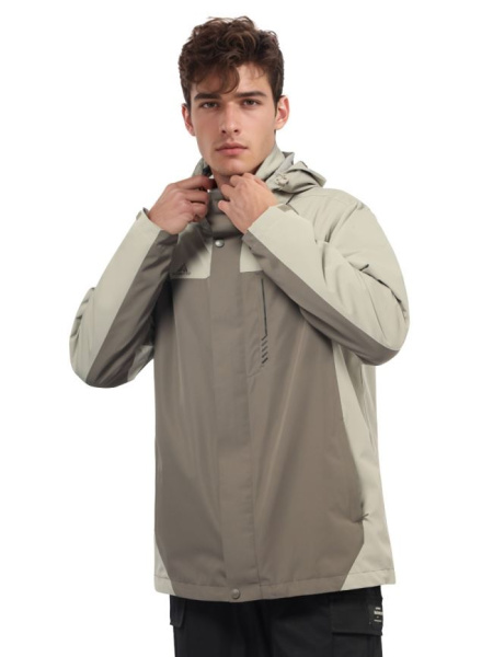 Куртка мужская демисезонная 2в1 Humtto 960 Grey-Khaki купить за 6990 ₽ в магазине «Аматис»