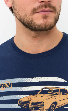 Футболка мужская P511-06-588, т.синий купить за 935 ₽ в магазине «Аматис»