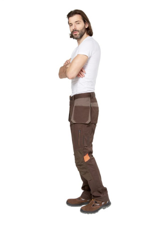 Брюки рабочие мужские летние Мист, коричневый/бежевый купить за 6000 ₽ в магазине «Аматис»