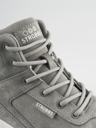 Кроссовки STROBBS F8425-1 зимние, серый купить за 3900 ₽ в магазине «Аматис»