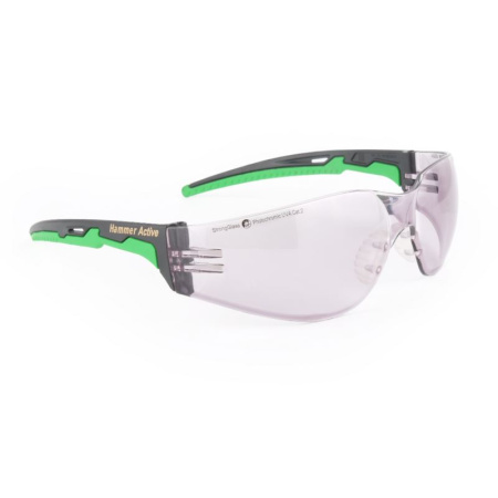Очки защитные открытые О15 HAMMER ACTIVE StrongGlass фотохромные 115714-5 купить за 1440 ₽ в магазине «Аматис»