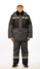 Костюм мужской зимний САЯН серый/черный (куртка+полукомбинезон)