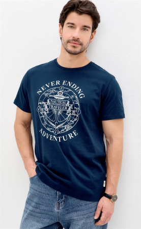 Футболка мужская P611-06-928, т.синий купить за 935 ₽ в магазине «Аматис»