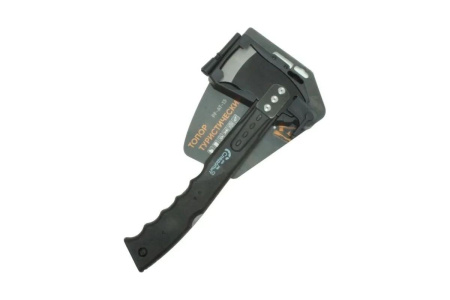 Топор туристический СЛЕДОПЫТ 340x120x70мм с пилой, огнивом и свистком, в чехле PF-AT-13 купить за 2490 ₽ в магазине «Аматис»