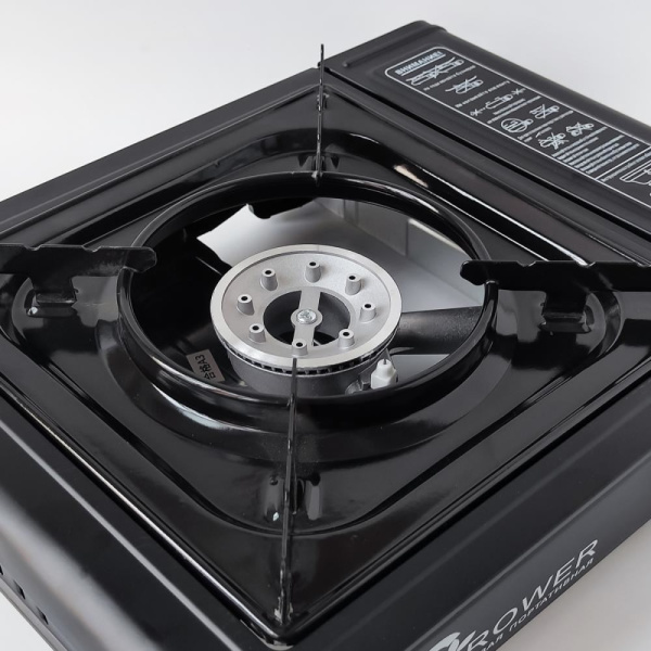 Плита газовая портативная Grower GR-ZX124 купить за 1480 ₽ в магазине «Аматис»