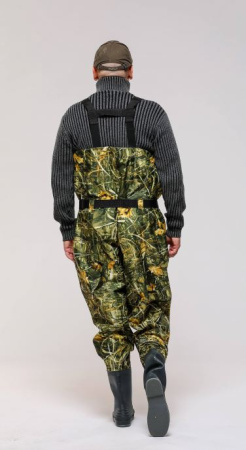 Полукомбинезон рыбацкий NWC-01 HABITAT неопреновый, камуфляж купить за 13500 ₽ в магазине «Аматис»