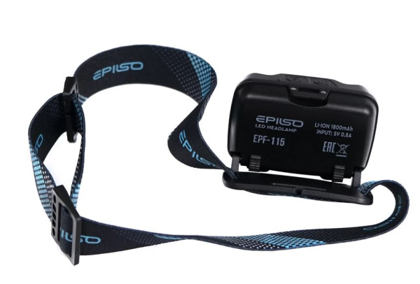 Фонарь налобный EPILSO EPF-115 CREE XTE 5W + COB, 1x1800mAh, 5В (USB) купить за 2090 ₽ в магазине «Аматис»