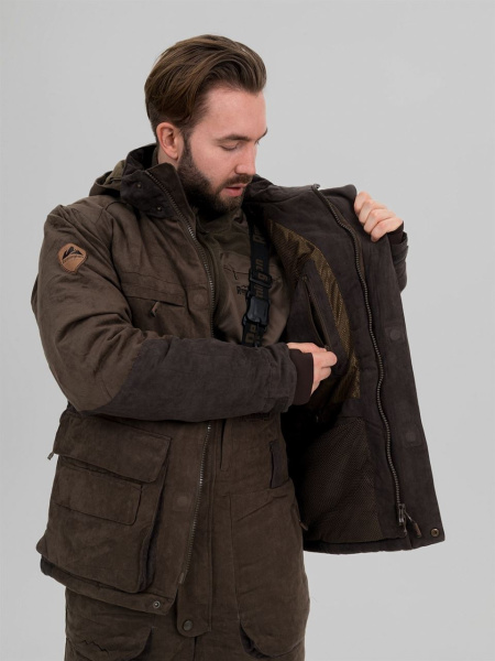 Костюм мужской демисезонный Remington Gunshot коричневый купить за 21990 ₽ в магазине «Аматис»