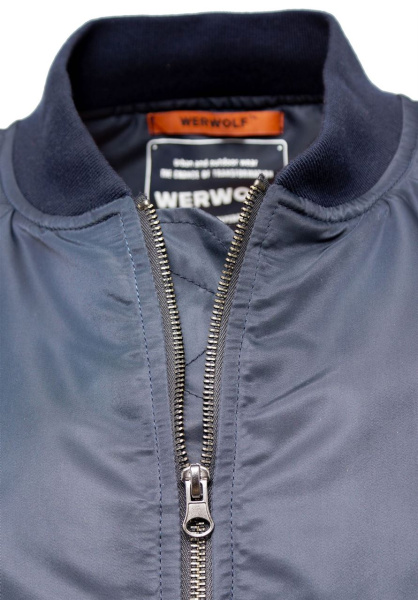 Куртка мужская демисезонная Бомбер, синий купить за 6900 ₽ в магазине «Аматис»