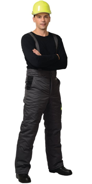 Костюм мужской зимний СИРИУС-ХОВАРД т.серый/черный (куртка+брюки) купить за 7310 ₽ в магазине «Аматис»